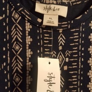 Style & Co extra large blue dress